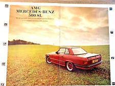 AMG PRE MERGER MERCEDES 500 SL 5.4  COLLECTABLE ORIGINAL CLASSIC CAR TEST REVIEW picture