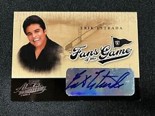 2004 Playoff Absolute Fans of the Game Erik Estrada 234 FG1 autograph card AA picture