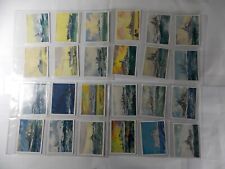 Players Cigarette Cards British Naval Craft by Frank Mason 1939 Complete Set 25 picture