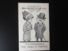 Vintage circa 1908 ~ POST CARD ~Leap Year picture