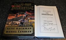GENE HACKMAN SIGNED ESCAPE FROM ANDERSONVILLE  BOOK AUTOGRAPH HOOSIERS  picture