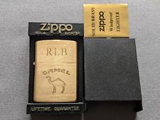 VINTAGE 1932-1992 CAMEL BEAST SOLID BRASS ZIPPO LIGHTER MIB RARE picture