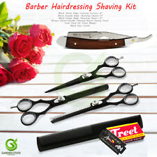 Professional Hair Shaving Razor Haircut Thinner Barber Scissors Razor Set Blade picture