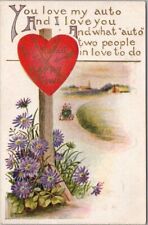 Vintage 1910 VALENTINE'S DAY Postcard 