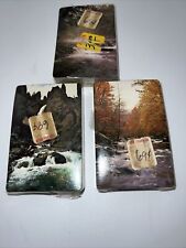 3 Vtg Arco Playing Card Decks Outdoor Scenes NOS READ picture