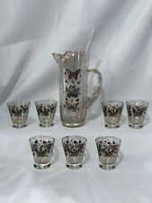 GEORGES BRIARD - Pitcher Set (#7-Glasses) - Butterfly Design - RARE picture
