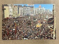 Postcard New Orleans LA Louisiana Mardi Gras Carnival Canal Street Vintage PC picture