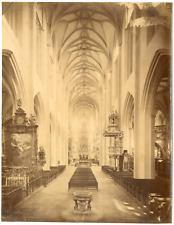 Germany, Augsburg, interior Basilica of St. Ulrich and St. Afre Vintage al picture