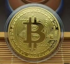 Authentic Bitcoin Virtual Currency Metal Coin picture