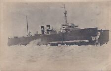 SHIP FRANKFORT MI STUCK AARR BOATS Winter of 1917 Boat No. 6 with #5 in front picture