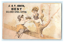 J & P Coats Best Six Cord Cotton - Children In Tree Birds picture