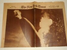 Original New York Times Hindenburg Newspaper Sunday May 9, 1937 Picture Section picture
