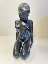 Vintage Achatit Handarbeit Germany Nude Sculpture Figure Art Nouveau 9.25” picture