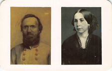Postcard Civil War: Confederate General Stonewall Jackson & Wife Mary Anna picture