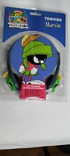 Marvin the Martian Looney Tunes Toshiba LT100MAR Stereo Headphones NEW picture