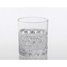 Kagami Crystal Double Whiskey Glass Clear 100cc Edo Kiriko Octagonal Kagome picture