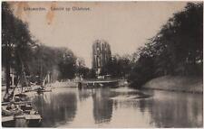 1930 Leeuwarden Netherlands Gezicht op (view of) Oldehove church tower picture