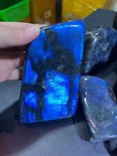Large Natural Crystal Blue or Violet Labrodorite Polished Gemstone, Pick a Weigh picture