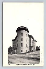 Worcester MA-Massachusetts, Women's Club House, Antique Vintage Postcard picture