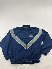 USAF Air Force PT Jacket Men Small Regular Blue Full Zip Official Uniform picture