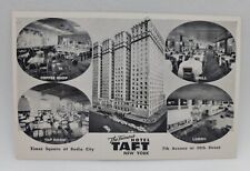 Vintage Postcard Hotel Taft New York City Times Square Radio City picture