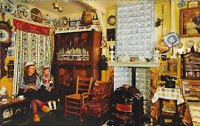 Vintage Netherlands Postcard Marken Holland Inside Store House Woman Child picture