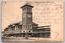 Lackawanna Station - Newark New Jersey - Newark News Co 1901-1905 Postcard 8213 picture