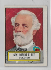 General Robert E. Lee 1952 Topps #34 Look N See History Trading Card picture