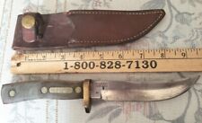 SCHRADE USA 165OT WOODSMAN Hunting, Fishing & Skinning Knife W/Leather Sheath picture