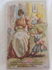 1890s Advertising Card Non Pull Out Watch Bow Milton Kohler Hagerstown MD  picture