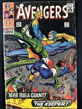 The Avengers #31 1966 Vintage Old Marvel Comics Silver Age 1st Print Good *A3 picture