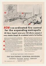 1960 GRS Master Dispatch System Fire Control Print Ad picture