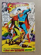 Superman #205 April  1968 DC Comics Man Who Destroyed Krypton GD/VG  picture