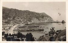Avalon CA California, Avalon Bay Catalina Isle, Vintage RPPC Real Photo Postcard picture