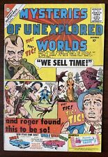 Mysteries of Unexplored Worlds #21 Ditko Art Horror Charlton Comic 1960 FN- picture