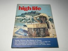 August 1976 British Airways High Life In Fight Magazine The Glories of Greece picture