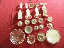 Lot of 22 Mixed Glass Chandelier Parts picture