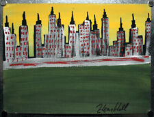Goodfellas Gangster Wiseguy Henry Hill Authentic Original Art NYC Skyline #17 picture