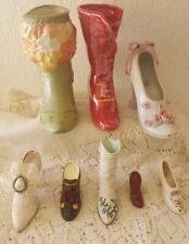 Lot of 8 Vintage Boots Shoe Victorian Figures  Resin Decorative 6