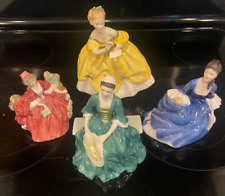 4 Royal Doulton Ladies-Last Waltz, Rosalind, Lydia & Lady from Williamsburg-EUC picture