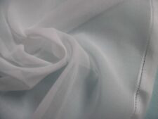 RARE FIND~SWISS COTTON VOILE~WHITE~SILKY HAND~SHEER~DOLL FABRIC picture