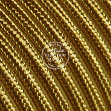 Brass Cloth Covered Electrical Wire - Braided Rayon Fabric Wire picture