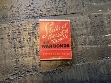 Super RARE HITLER FEATURED Matchbook Full and Unstruck picture