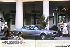 1989 BMW 535i E34 Original Magazine Advertisement Small Poster picture