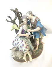 Vtg Meissen Antique Style Figurine Lovers Johann Joachim Kaendler $849.50 OBO{ch picture