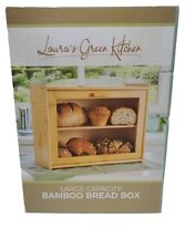 Laura's Green Kitchen, Large Capacity bamboo bread box picture