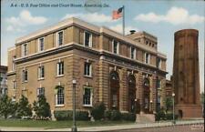Americus,GA U.S. Post Office and Court House Sumter County Georgia Postcard picture