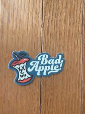 BAD APPLE I'M ROTTEN TO THE CORE APPLE STICKER/VINYL DECAL Apple Picking Sticker picture
