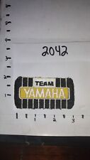 vintage sew on patch Team Yamaha picture