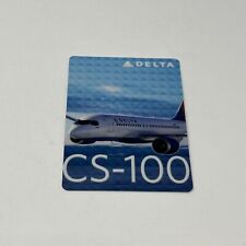 Delta Airlines CS-100 (A220) Trading Card | #51 | 2016 | BRAND NEW picture